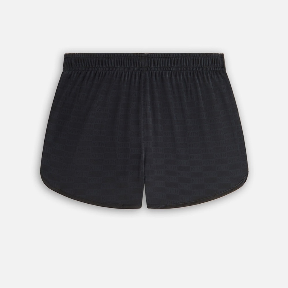 Kith Black Athletic Shorts Lightweight Elastic Waist